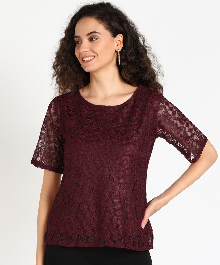 half lace top