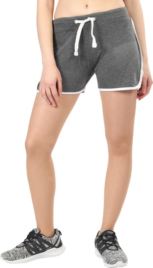 grey gym cycling shorts