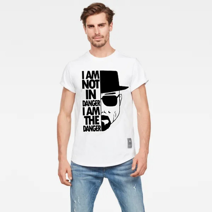 CAMISETA Self Design Men Round Neck 