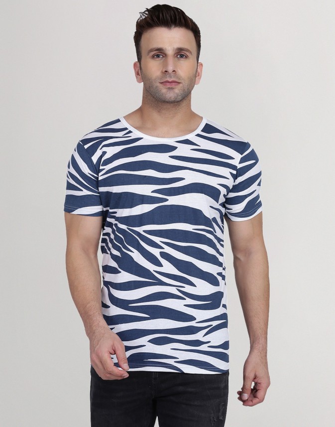 zebra print t shirt mens