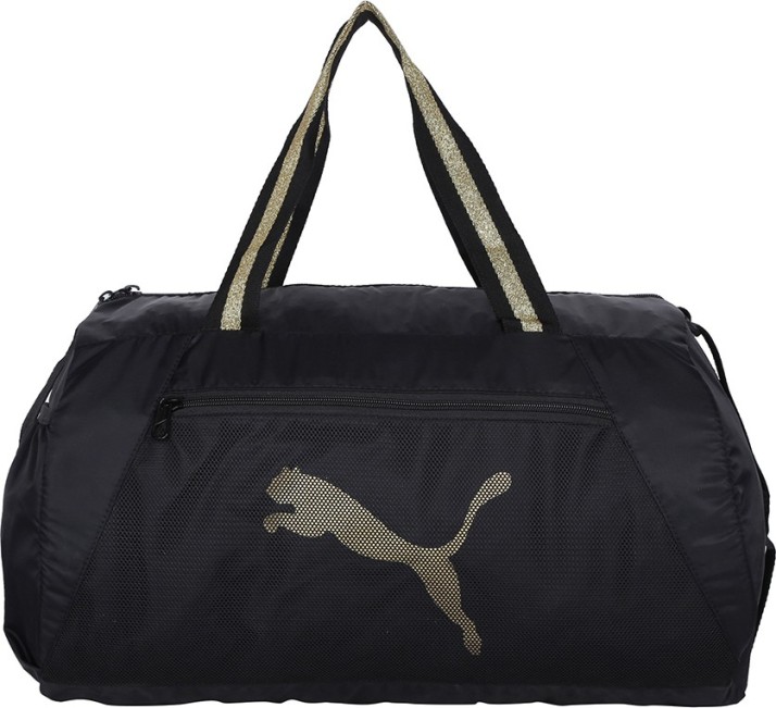 black and gold puma bag