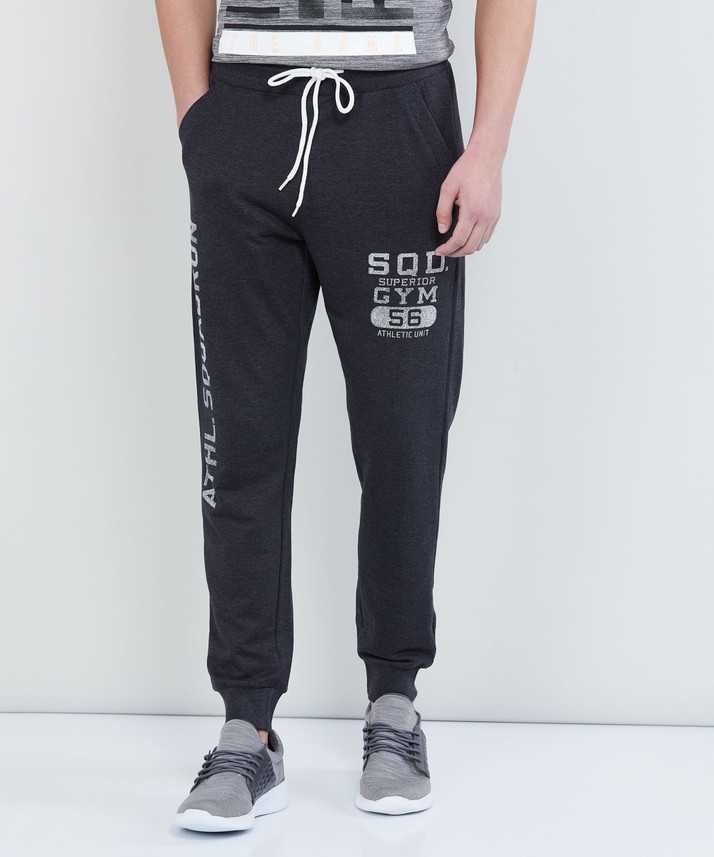 MAX Printed Men Grey Track Pants - Buy 