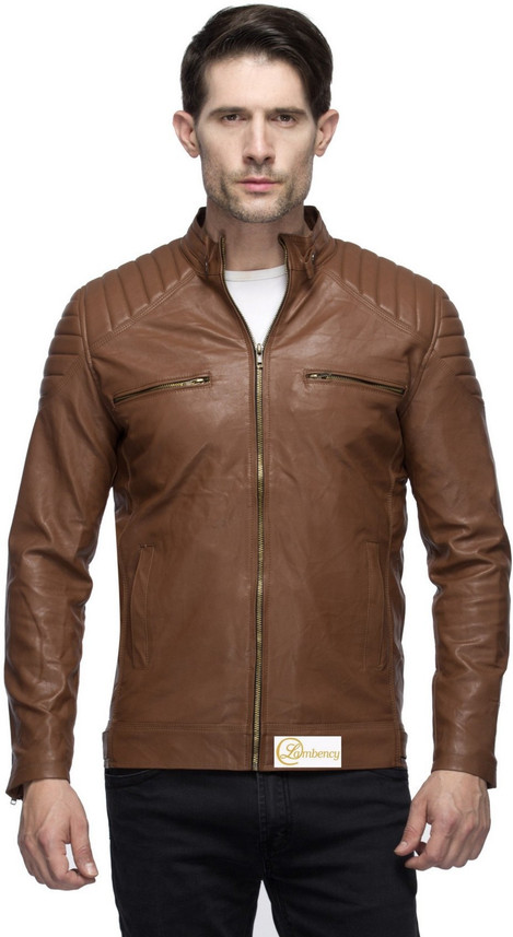 lambency leather jacket