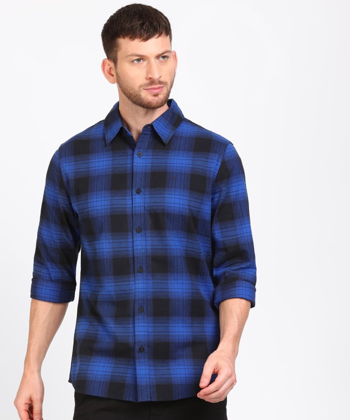 calvin klein checkered shirt