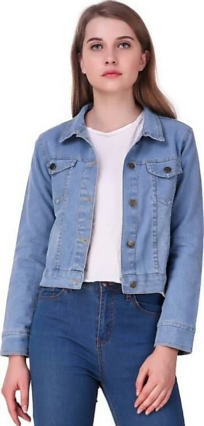 denim jacket for women on flipkart