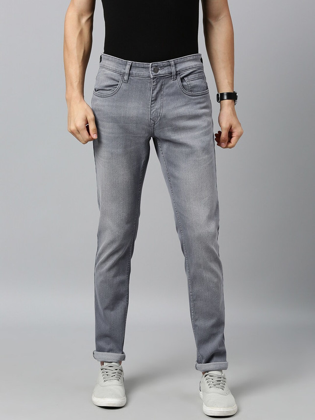 WROGN Skinny Men Grey Jeans - Buy WROGN 