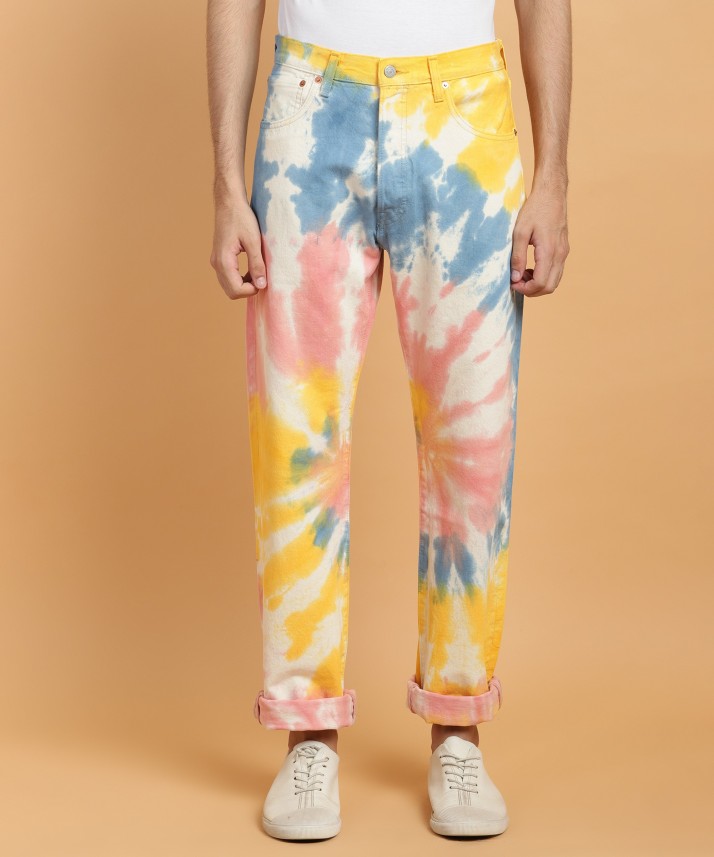 multicolor jeans mens