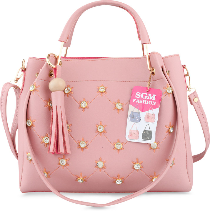 pink messenger bag