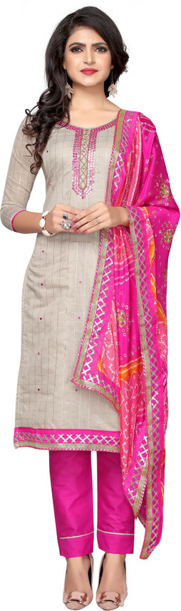 Pisara Cotton Embellished Salwar Suit 