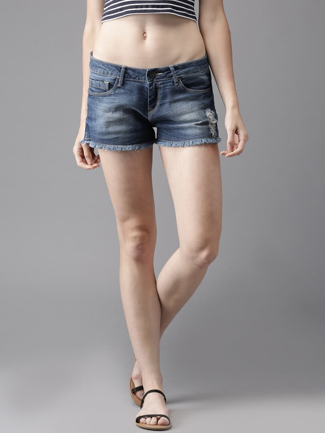 Moda Rapido Washed Women Blue Denim 