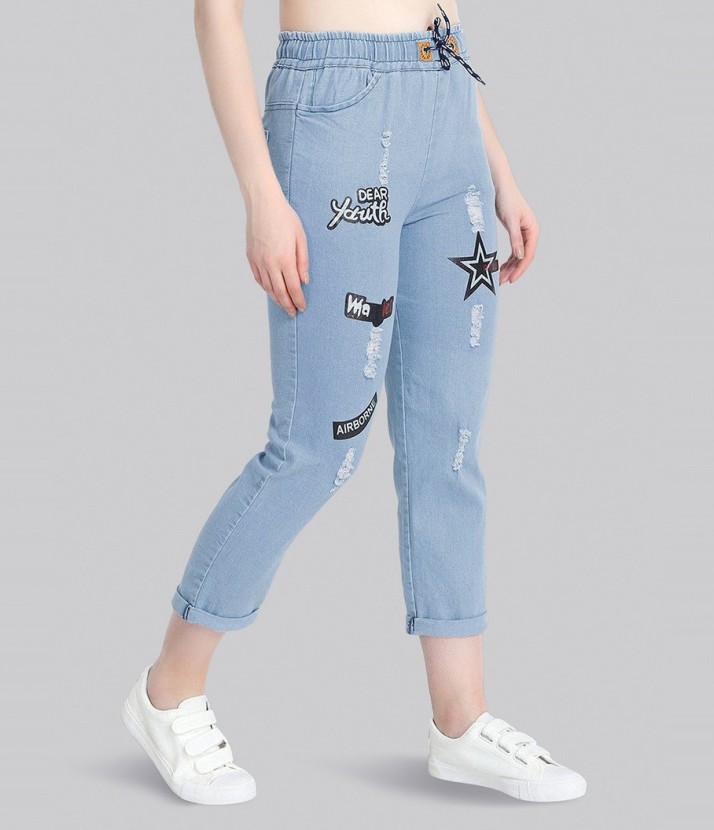 jogger jeans for womens flipkart