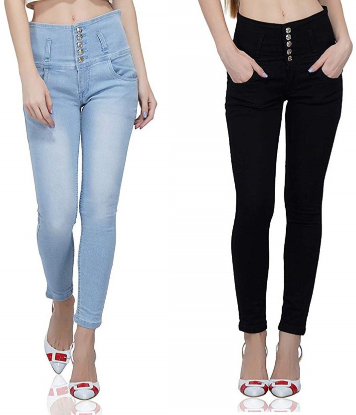 black jeans for ladies flipkart