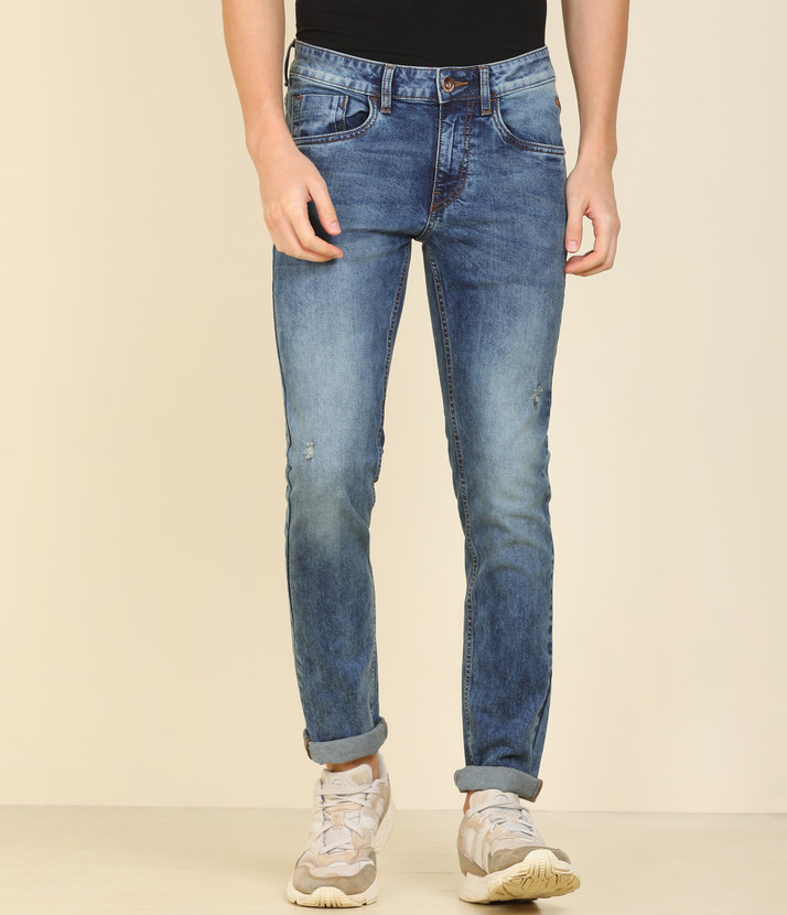 FLYING MACHINE Skinny Men Dark Blue 