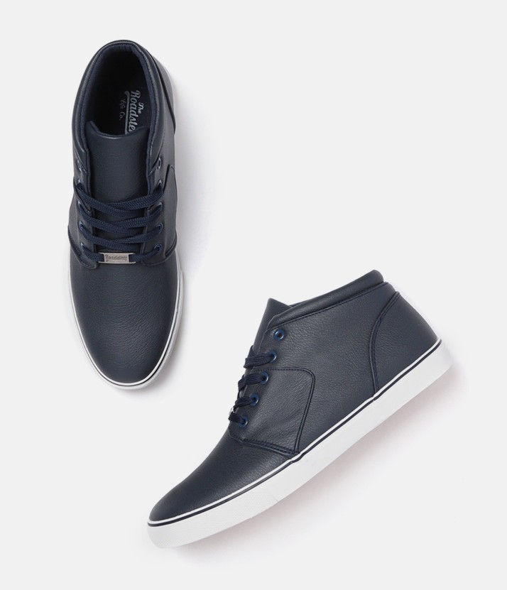 roadster black casual shoes