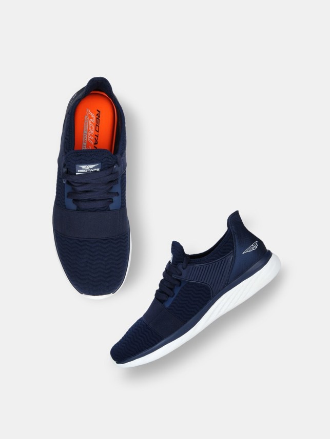 red tape men navy blue walking shoes