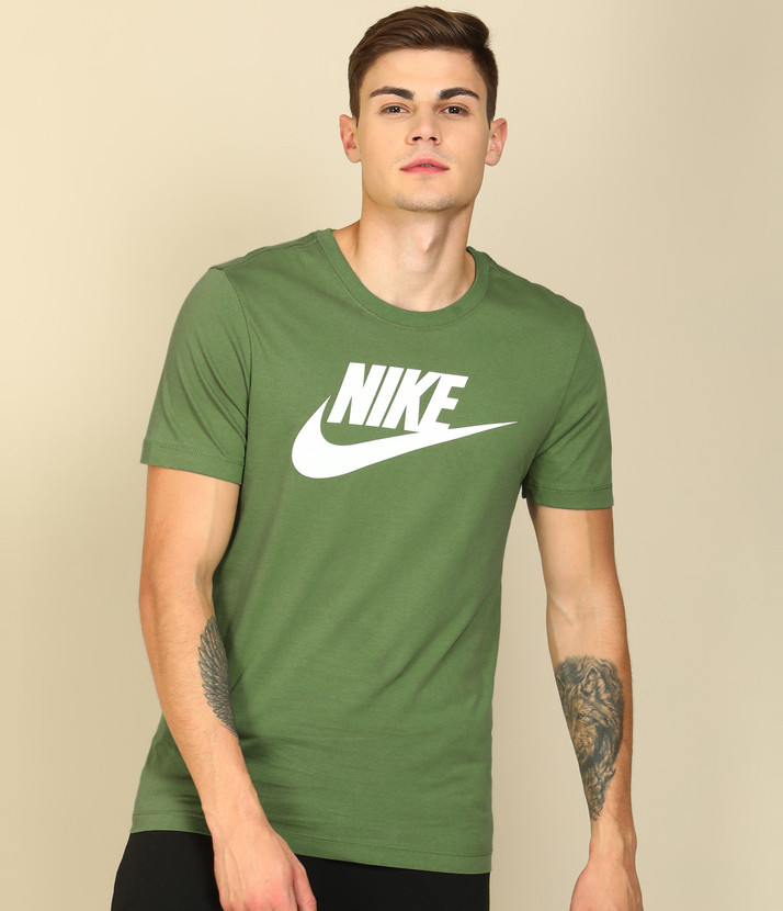 nike green t shirt mens