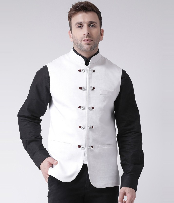 white nehru jacket