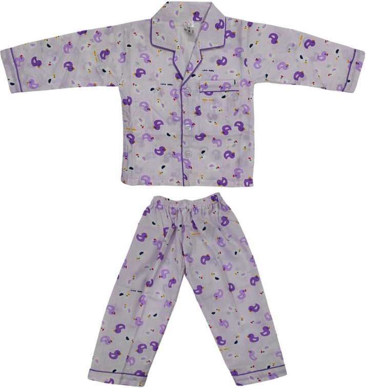 night suit design for baby girl