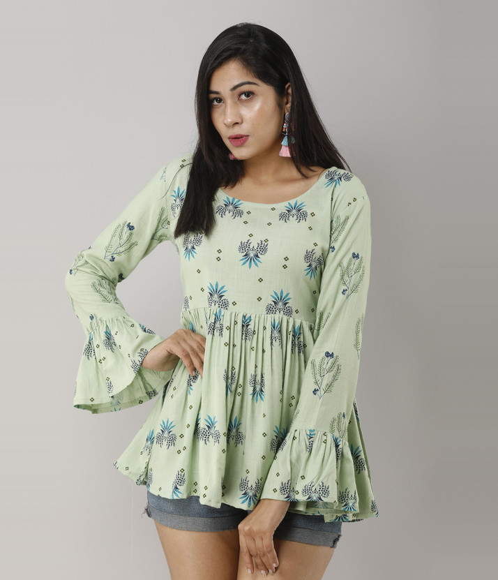 casual bell sleeve dress