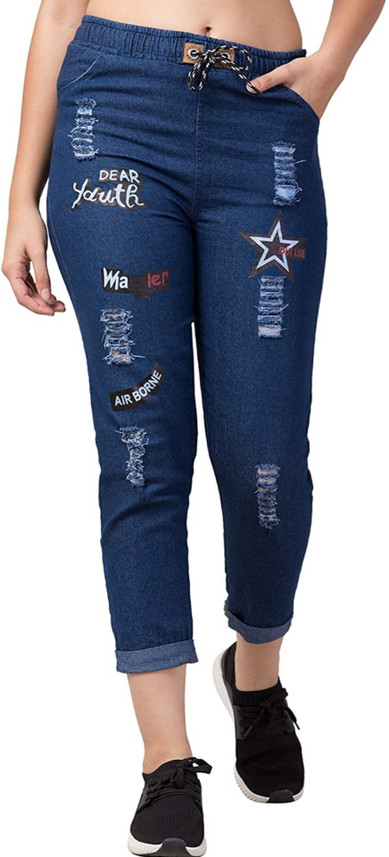 UNIQUE FACTORY Slim Women Dark Blue 