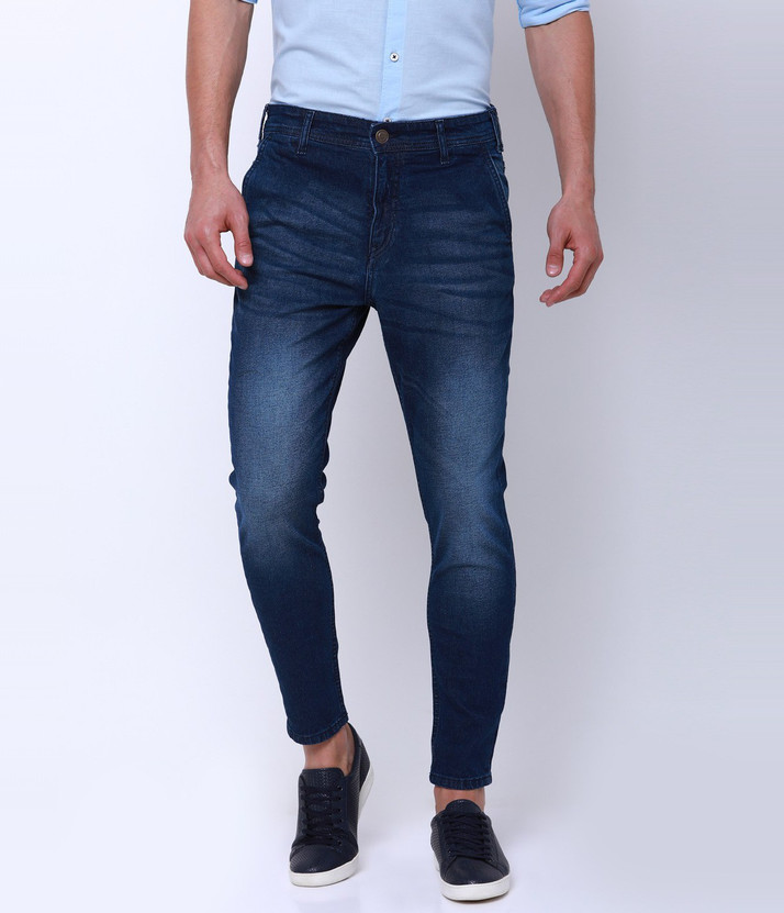 HIGHLANDER Slim Men Dark Blue Jeans 