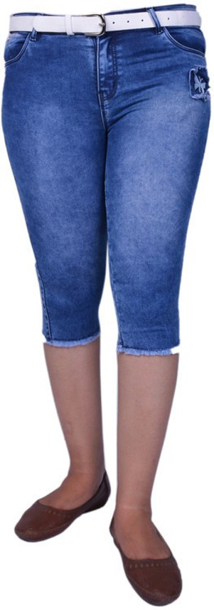 Lotus Women Denim Capri - Buy Lotus 