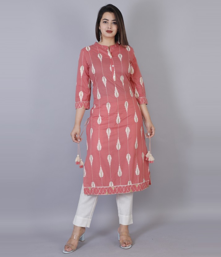 flipkart red colour kurti