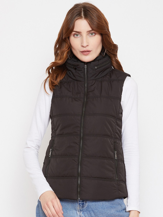 black half sleeve jacket