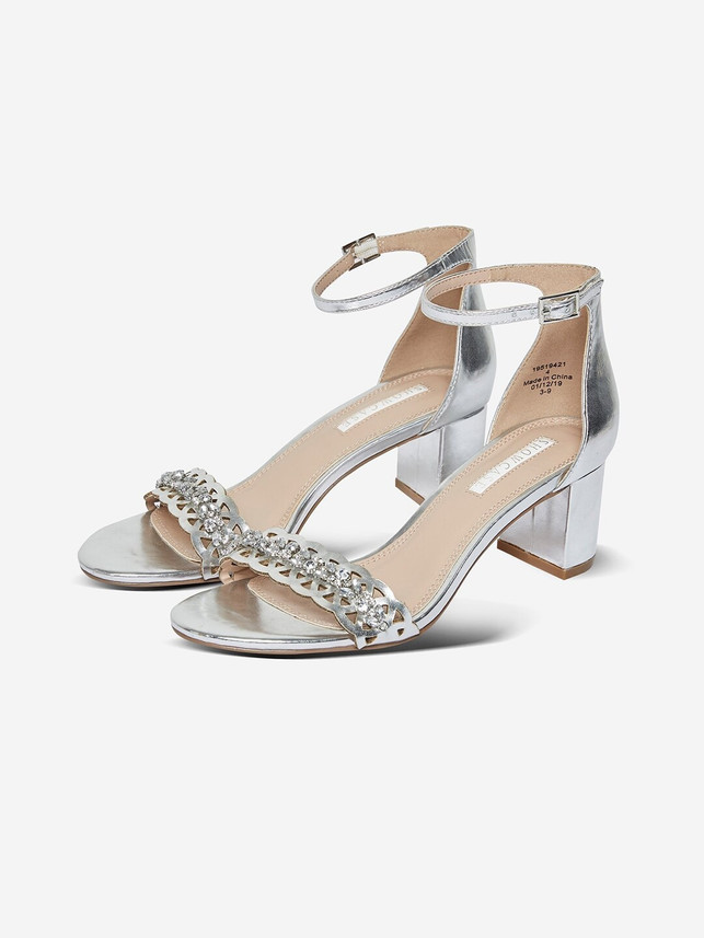 Buy DOROTHY PERKINS Women Silver Heels 