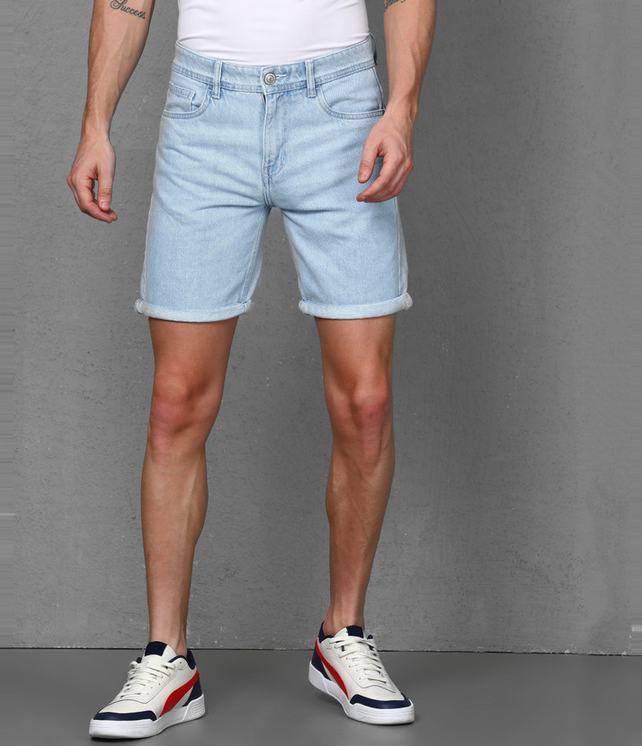 METRONAUT Solid Men Denim Light Blue 