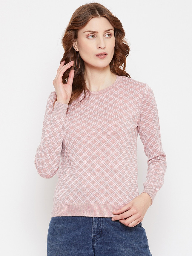 Octave Geometric Print Round Neck 