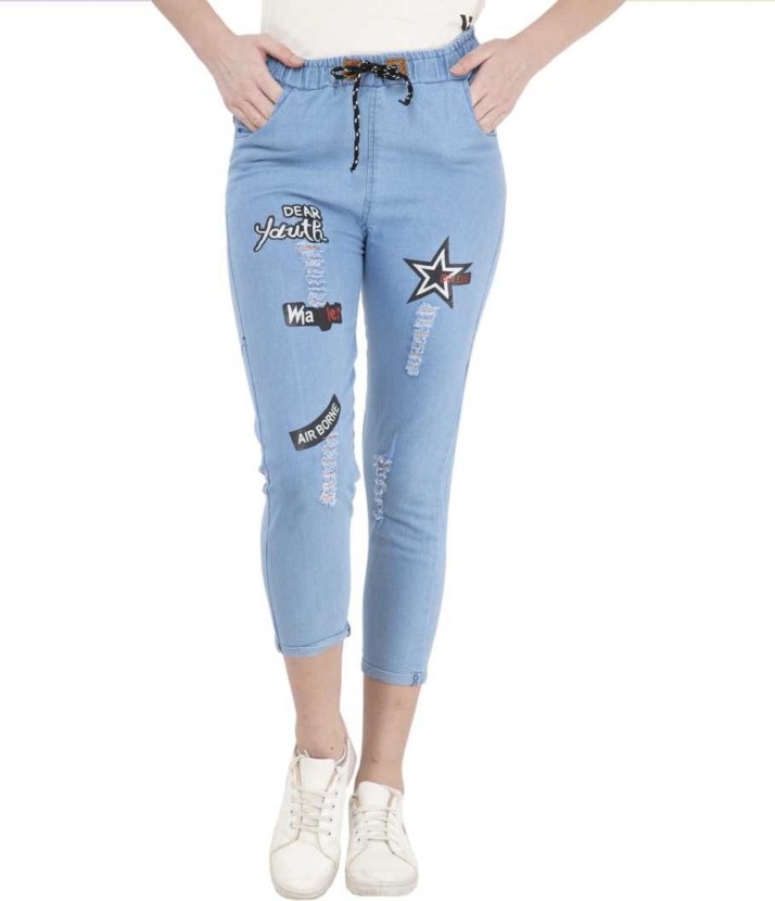 joggers jeans for womens flipkart