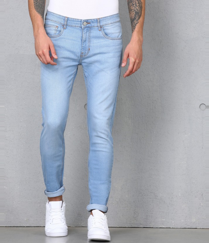 metronaut slim men light blue jeans