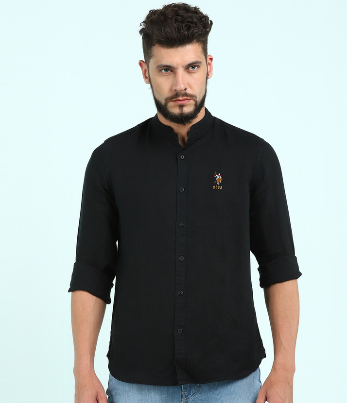 Buy U.S. POLO ASSN. Men Solid Casual 