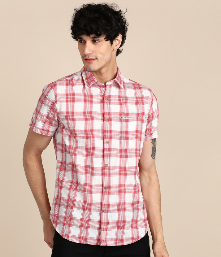 us polo red check shirt