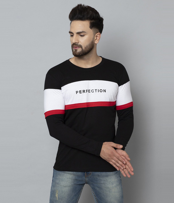 Buy SHAPPHR Color Block Men Round Neck 