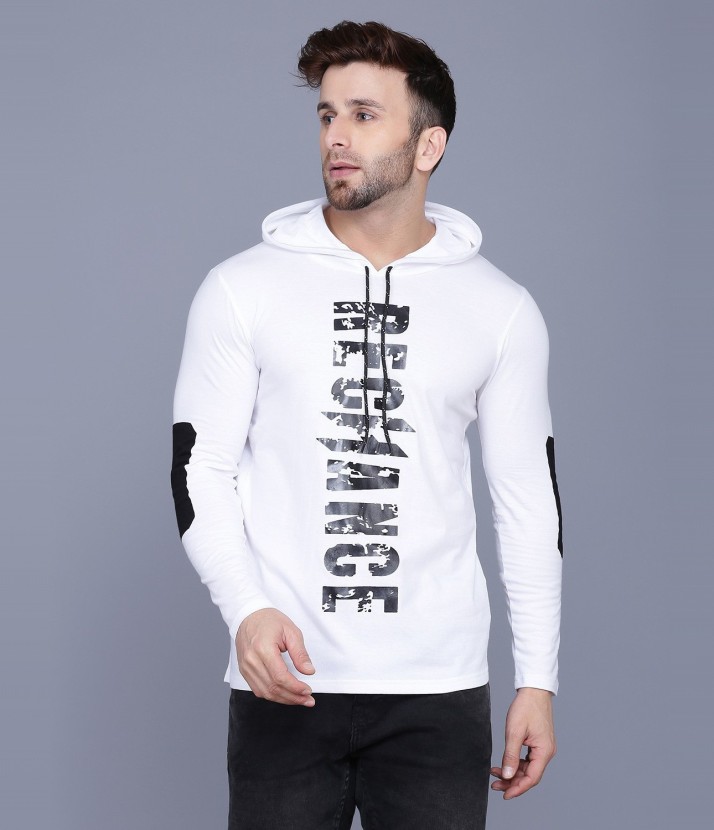 white hoodie mens flipkart