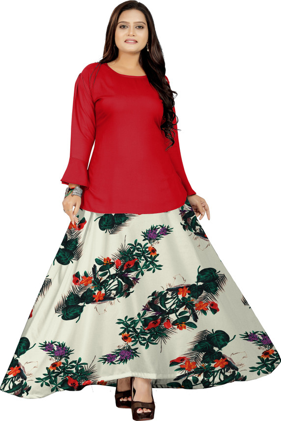 Skirt Set - Buy Nilkanth Fashion Women 