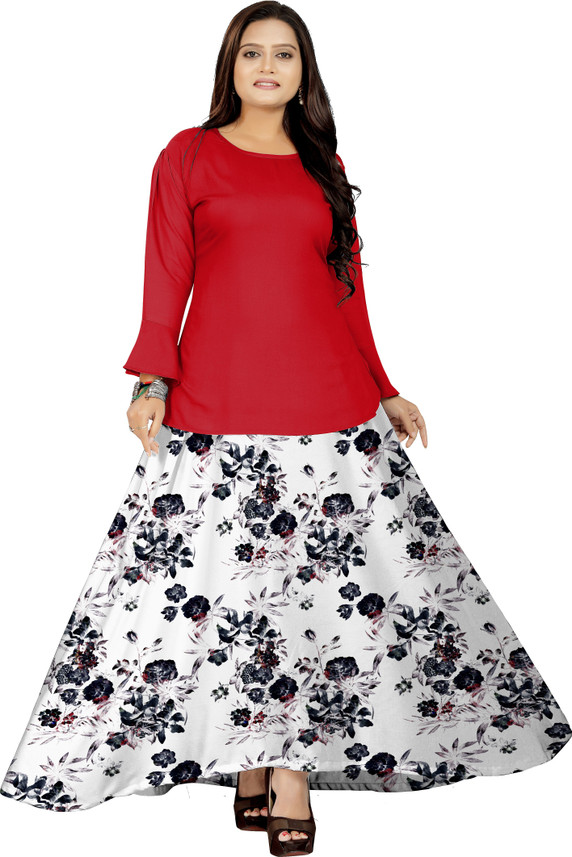 Skirt Set - Buy Nilkanth Fashion Women 