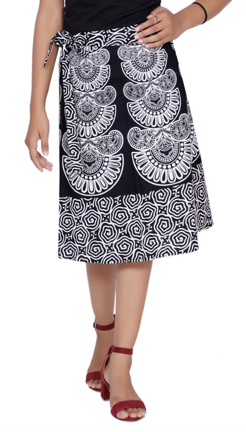 white wrap skirt womens