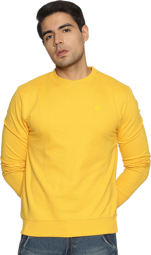 T-Tog Full Sleeve Solid Men Sweatshirt 