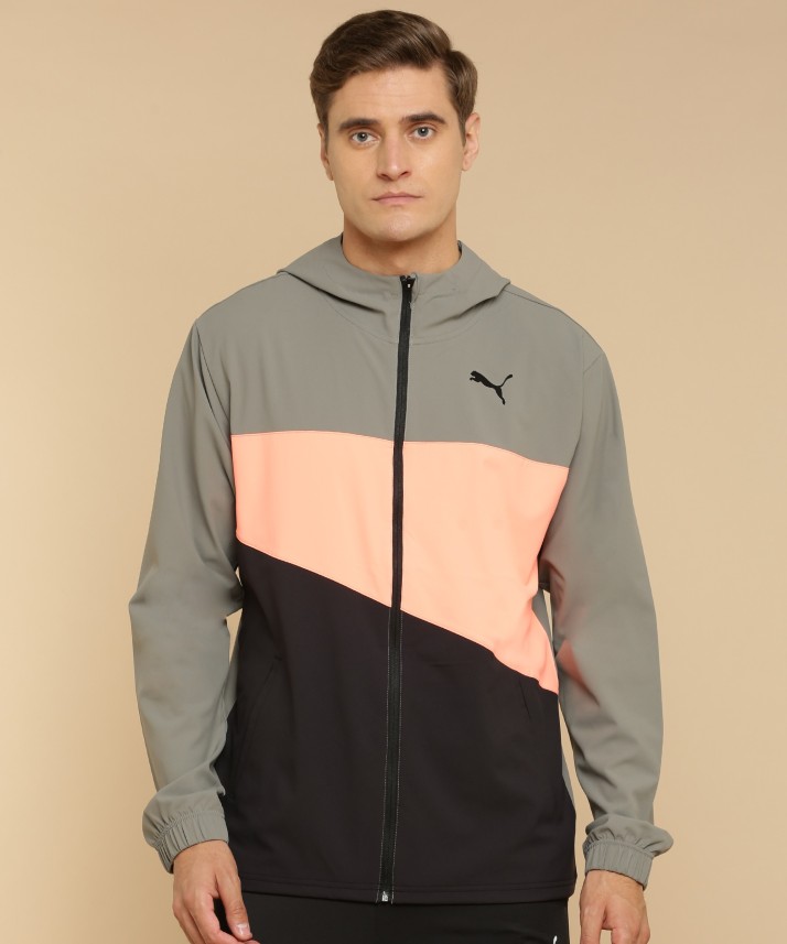 puma full sleeve colorblock men's sweatshirt