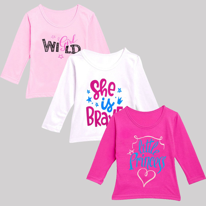 KIDDY STAR Baby Girls Casual Cotton 