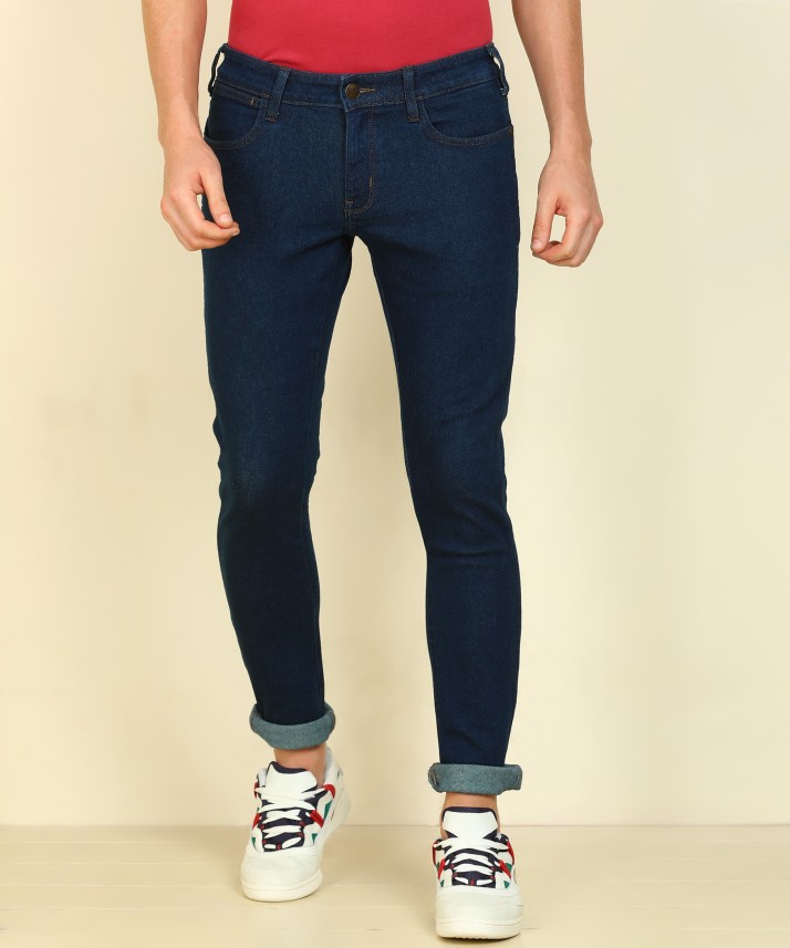 wrangler skinny men blue jeans