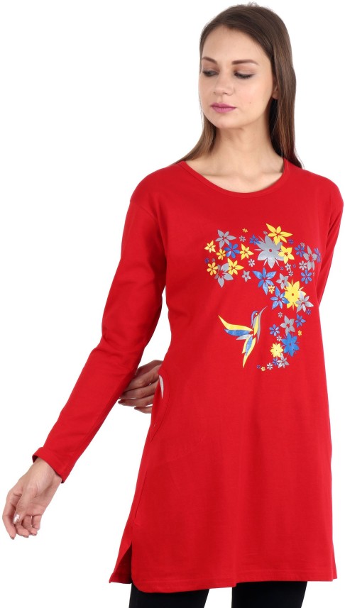 long t shirt flipkart