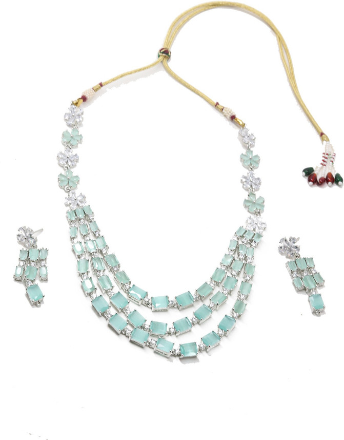 odette Crystal Crystal Necklace Set 