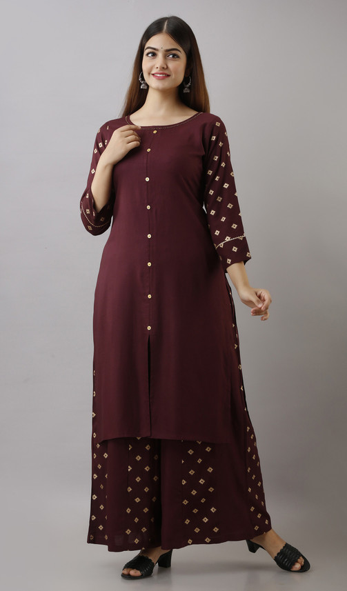 Jaivi Women Kurta and Palazzo Set - Buy 