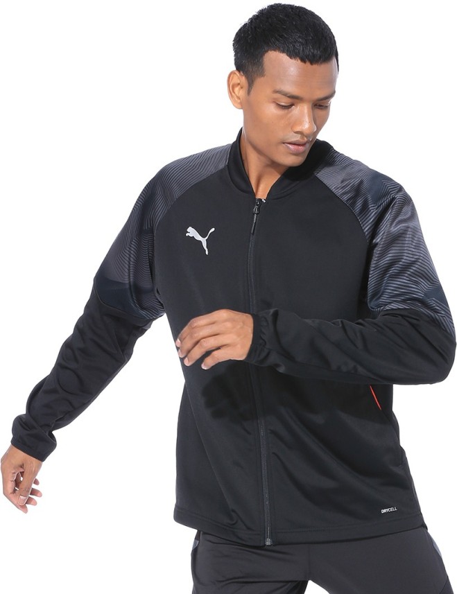 puma full sleeve colorblock men jacket