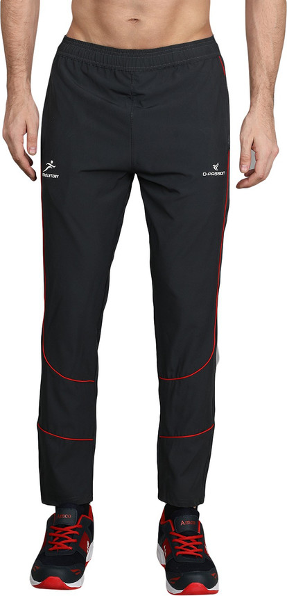 D-passion Solid Men Grey Track Pants 