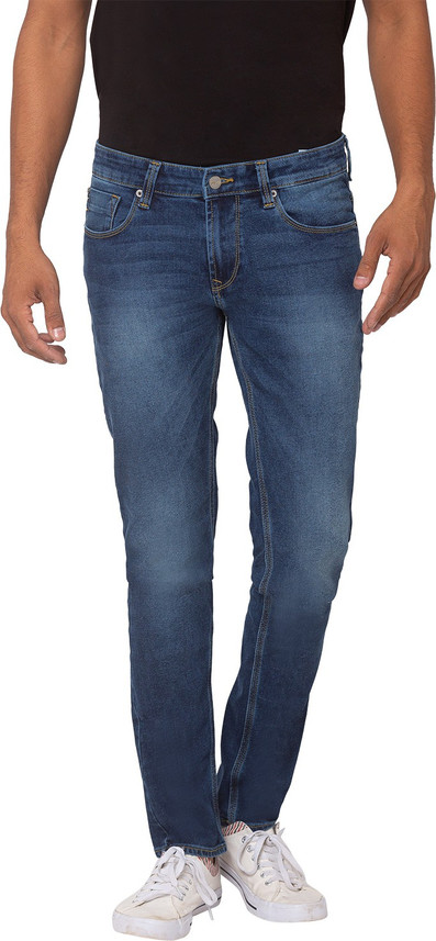 Spykar Skinny Men Dark Blue Jeans - Buy 